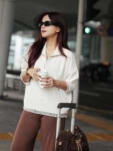 Gaya Summer Elegan! Audi Marissa Tampil Fresh Di Korea Selatan