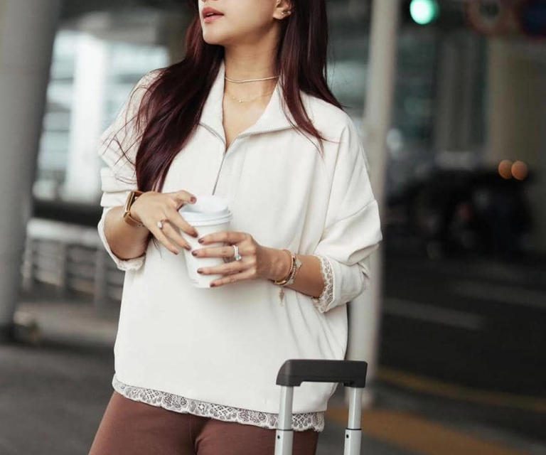 Gaya Summer Elegan! Audi Marissa Tampil Fresh Di Korea Selatan