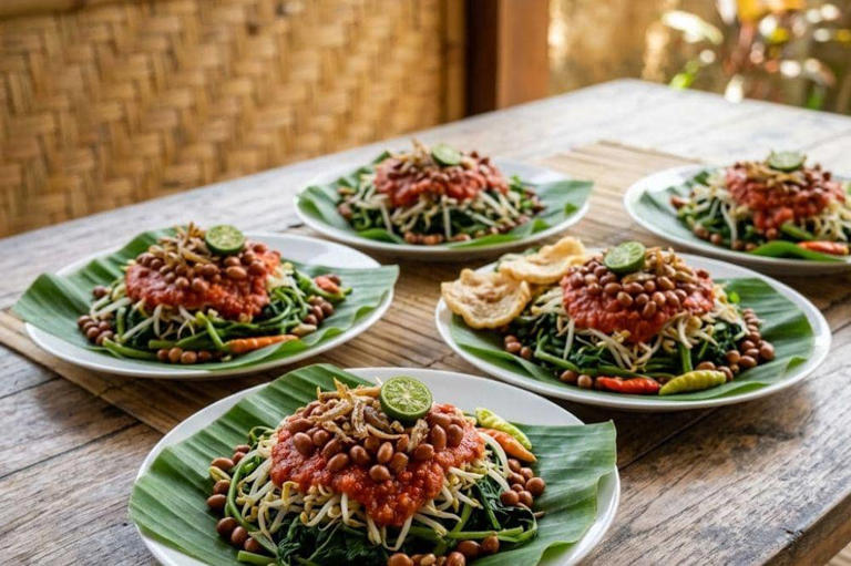Plecing Kangkung Khas Lombok, Pedas Segar Yang Bikin Nagih!