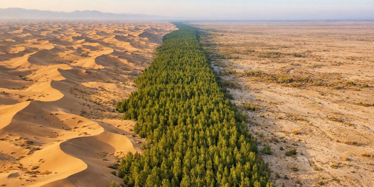 Great Green Wall! Bambu Jadi Alternatif Penahan Pasir