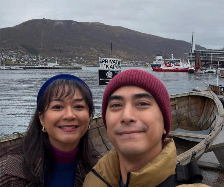 Kenes Andari Dan Winky Wiryawan Liburan Romantis Di Tromsø